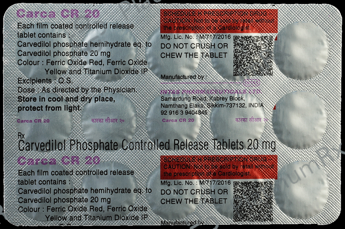 Carca CR 20 Tablet