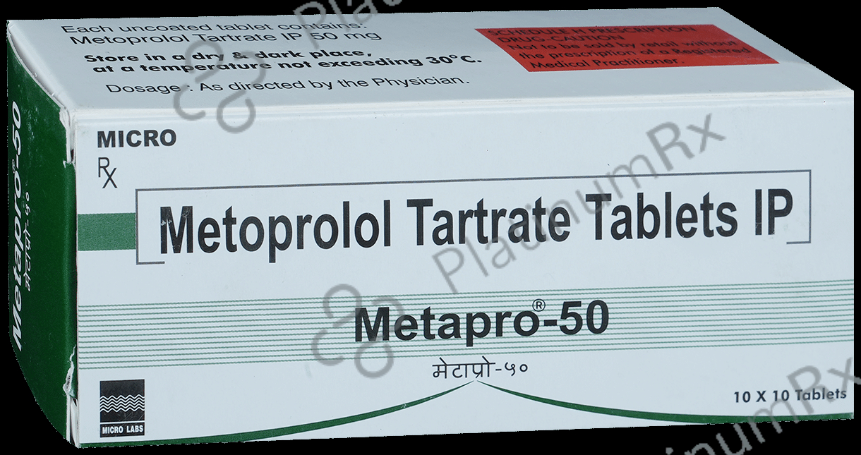 Metapro 50mg Tablet 10s