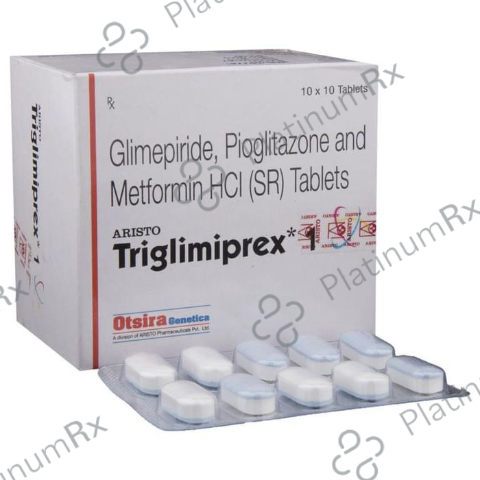 Triglimiprex 1/500/15mg Tablet SR 10s