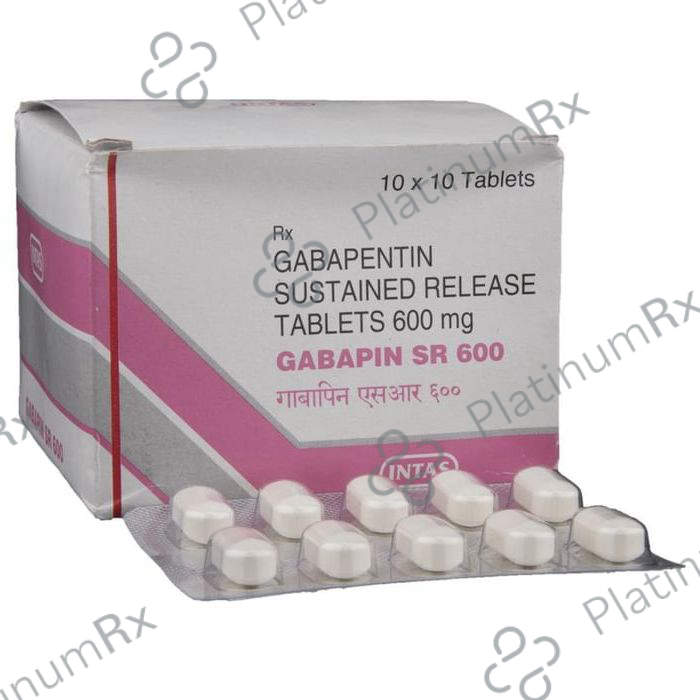 Gabapin 600mg Tablet 10s