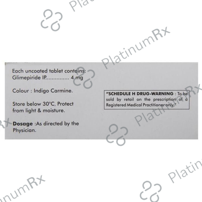 Diapride 4mg Tablet 10s