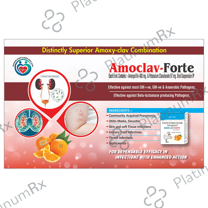 Amoclav-Forte Dry Syrup Orange