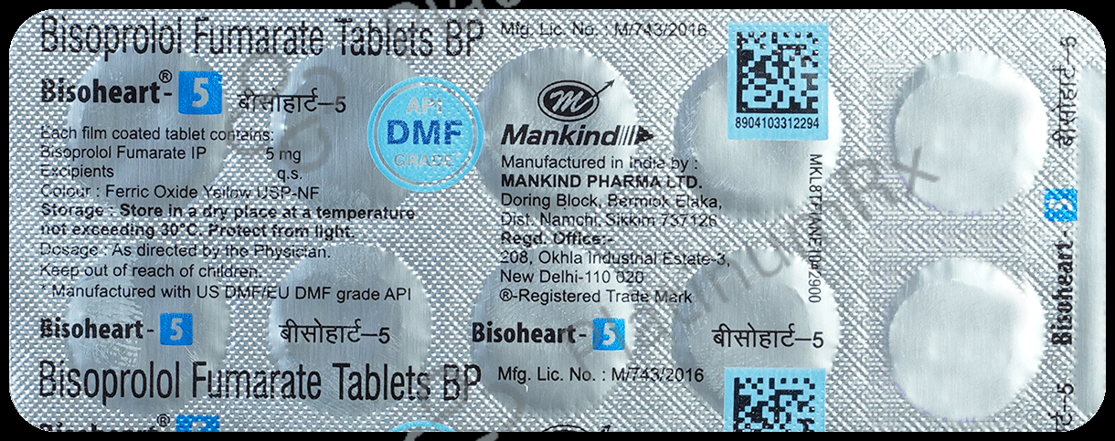Bisoheart 5mg Tablet 10s