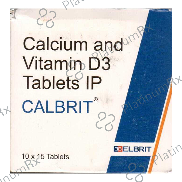 Calbrit 500mg/1000IU Tablet 15s