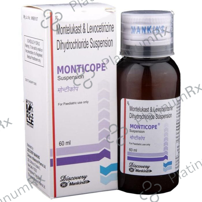 Monticope 2.5/4mg Oral Suspension 30ml