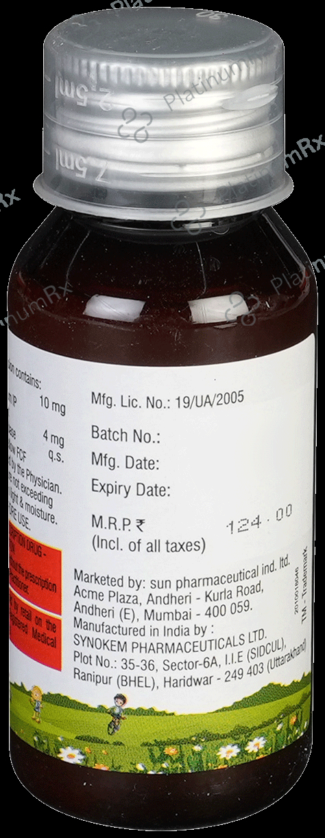 Bilasure M Kid 10/4mg Oral Suspension 60ml