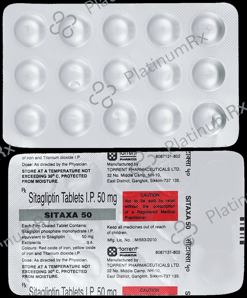 Sitaxa 50mg Tablet 15s