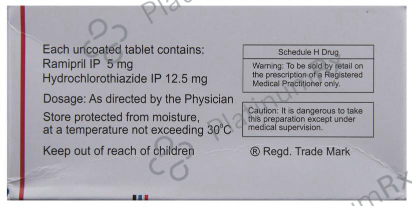 Ramcor H 5 12.5/5mg Tablet 10s