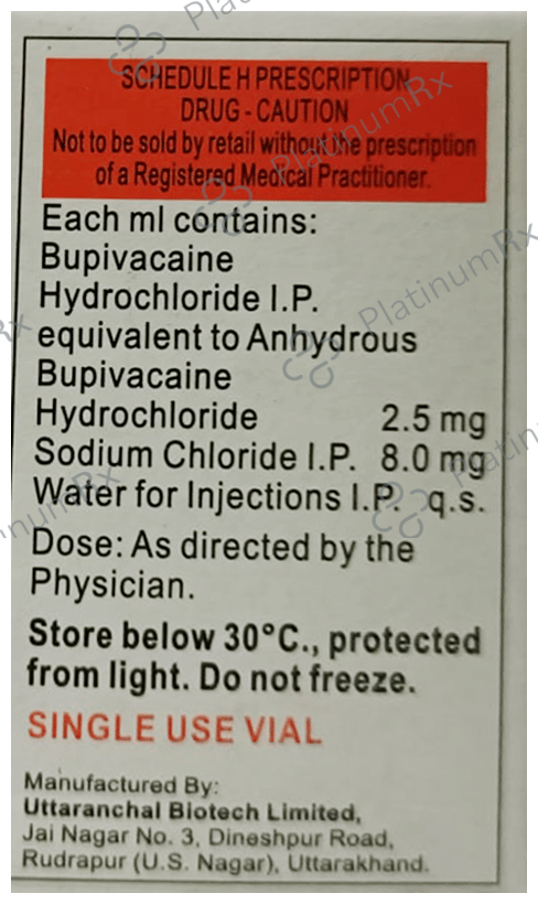 Anawin 0.25% Injection 20ml