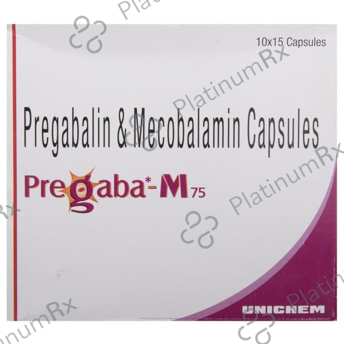 Pregaba M 750mcg/75mg Capsule 15s