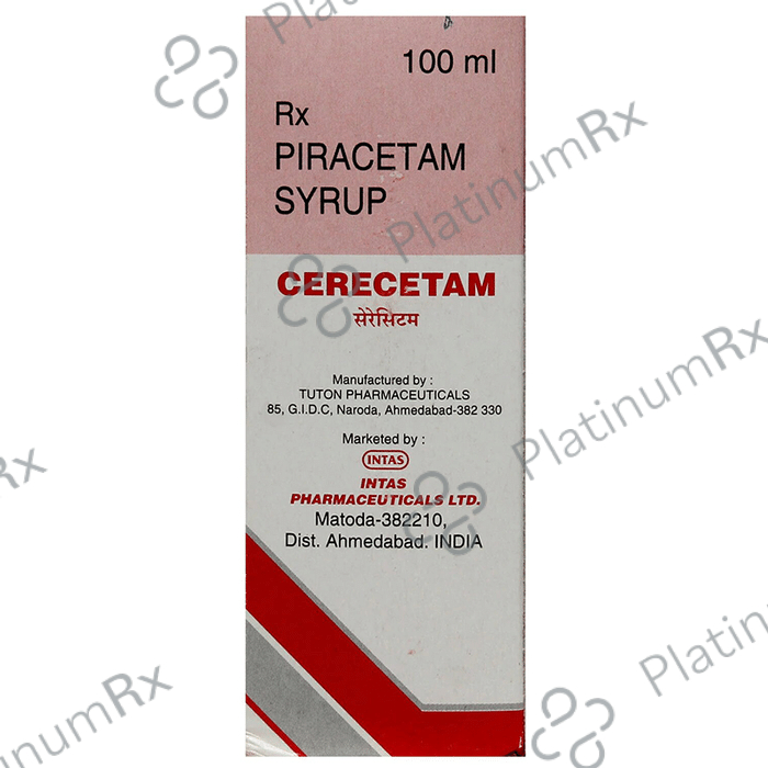 Cerecetam 500mg Syrup 100ml
