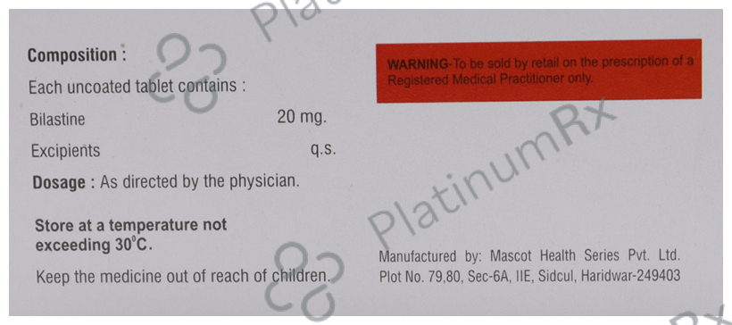 Btcen 20 Tablet