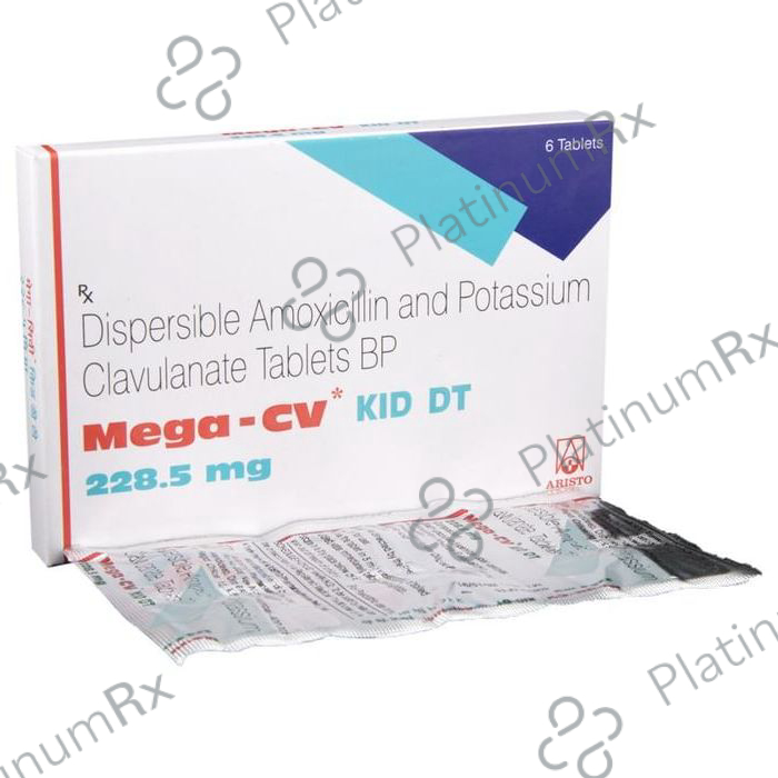 Mega CV Kid 200/28.5mg Tablet DT 6s
