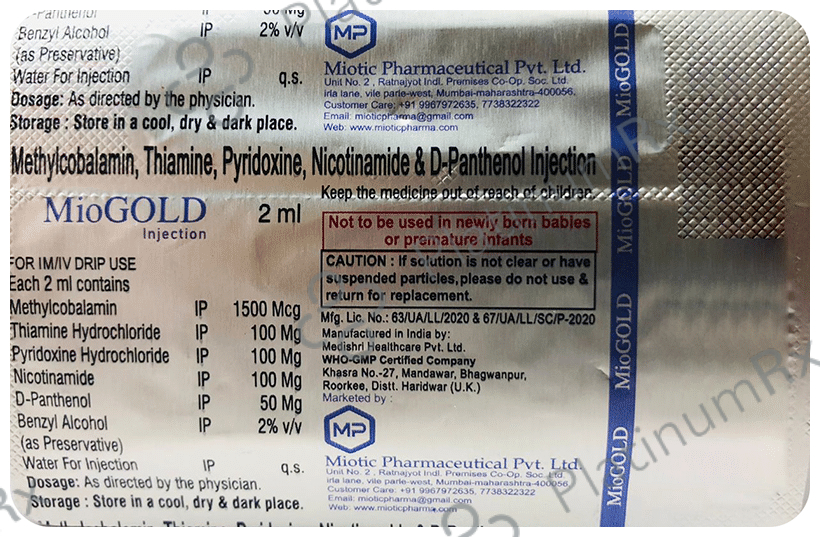Miogold Injection