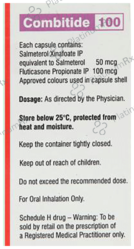 Combitide 50/100mcg Octacap 30s