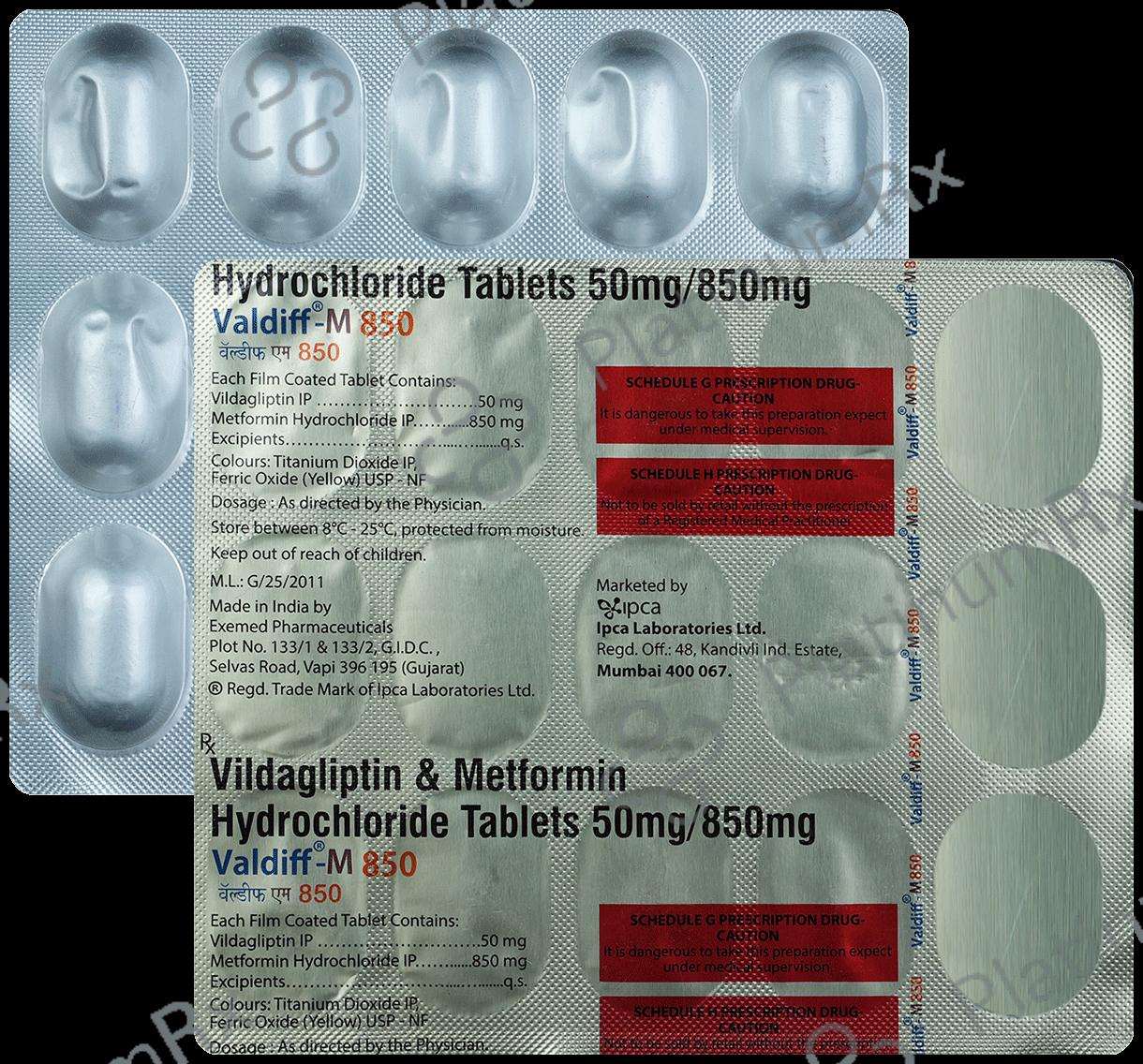 Valdiff M 850/50mg Tablet 15s