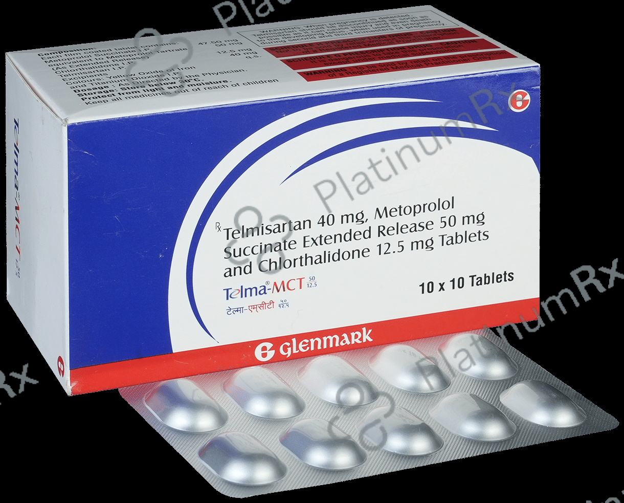 Telma MCT 12.5/50/40mg Tablet ER 10s