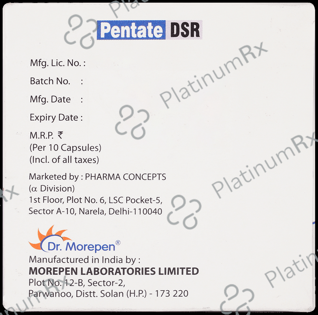 Pentate DSR Capsule