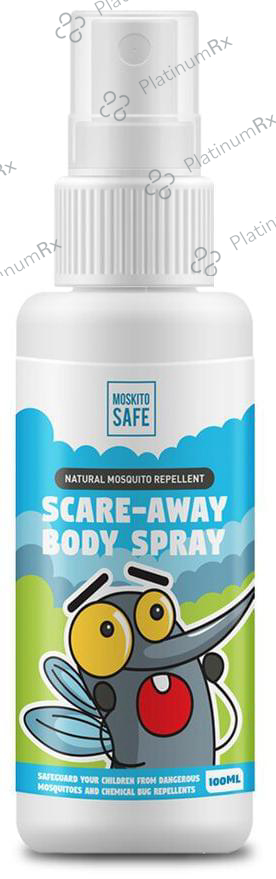Moskito Safe Natural Mosquito Repellent Scare-Away Body Spray