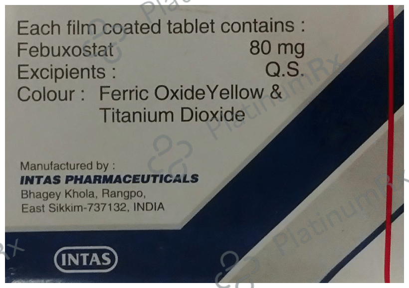 Fabulas 80mg Tablet 10s
