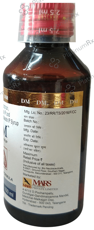DM Syrup 100 Syrup