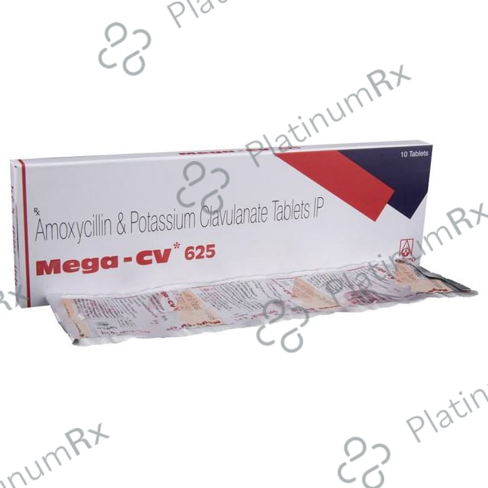 Mega CV 625mg Tablet 10s