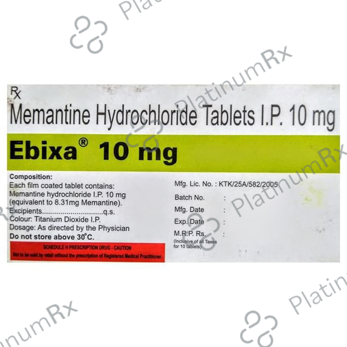 Ebixa 10mg Tablet 10 Tablet