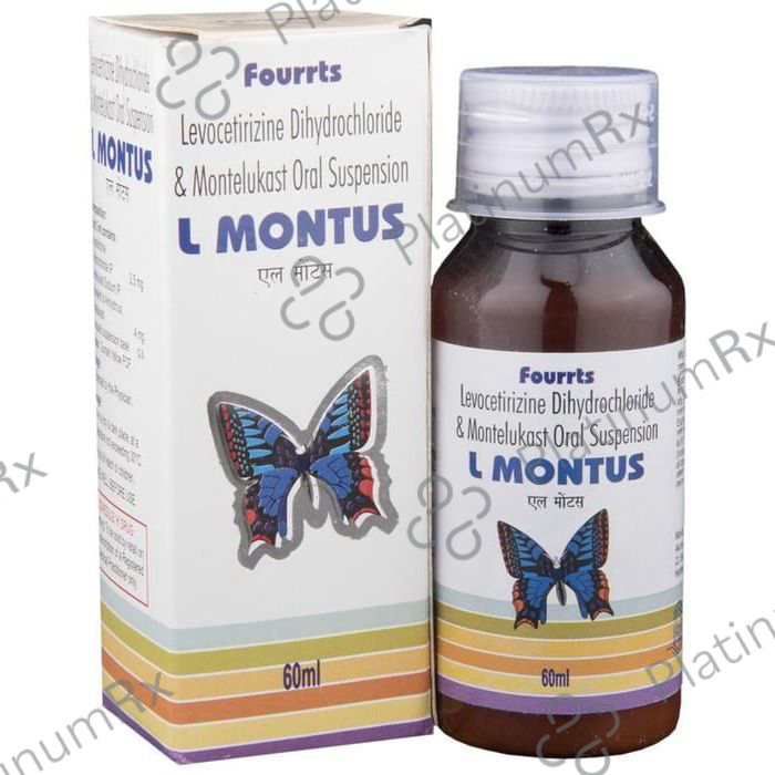 L Montus 2.5/4mg Oral Suspension 60ml