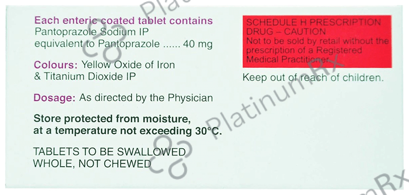 Pansec 40mg Tablet 15s