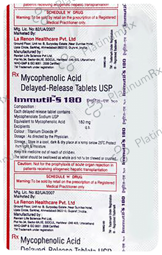 Immutil-S 180 Tablet DR