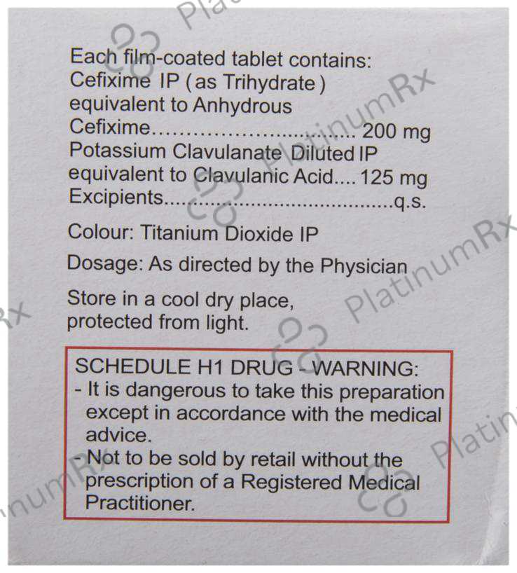 Taxim O CV 200/125mg Tablet 10s