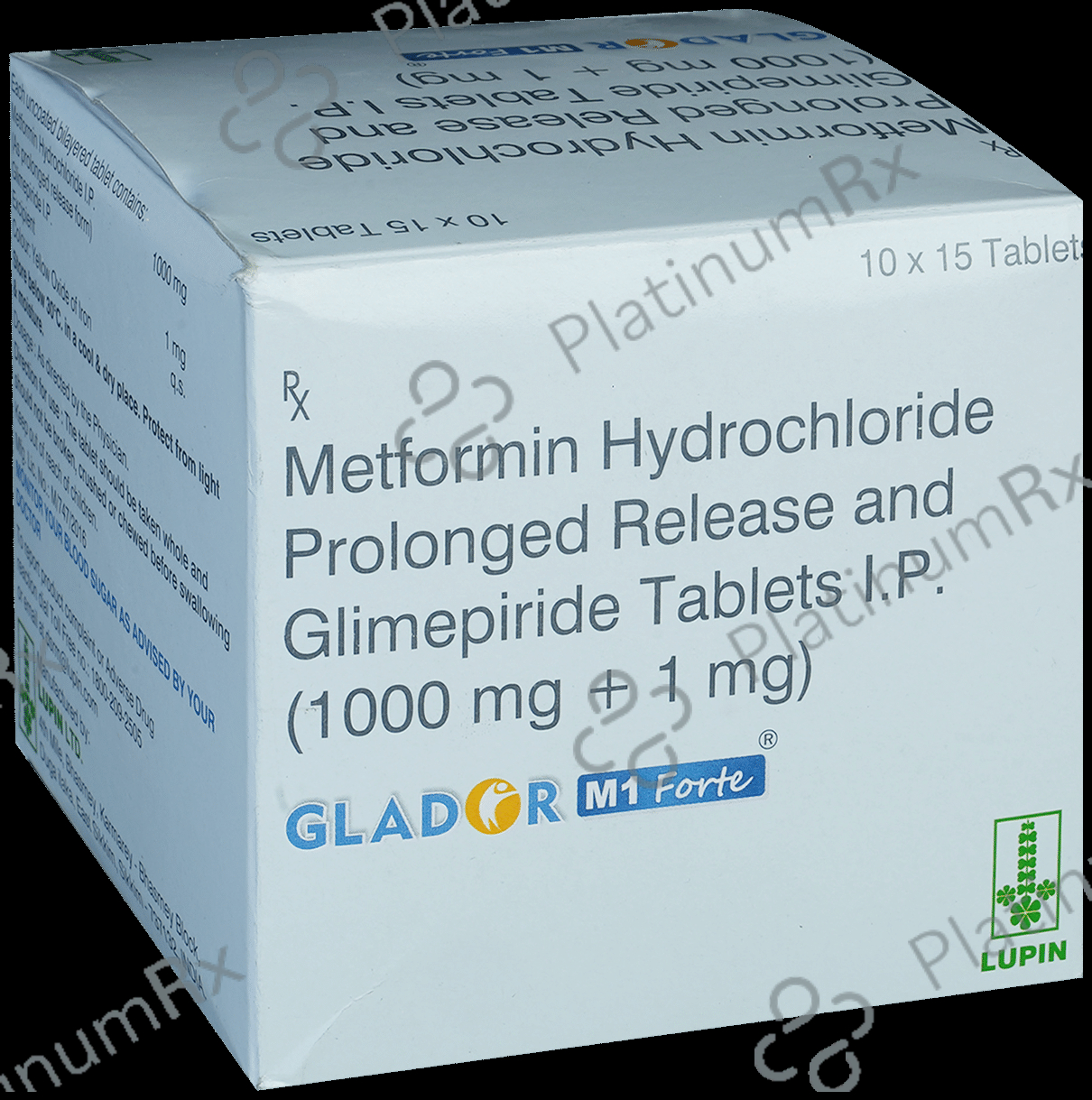 Glador M 1 Forte 1/1000mg Tablet PR 15s
