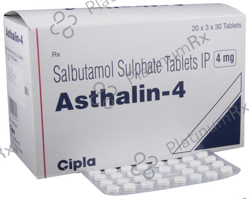 Asthalin 4 Tablet 30 Tablet