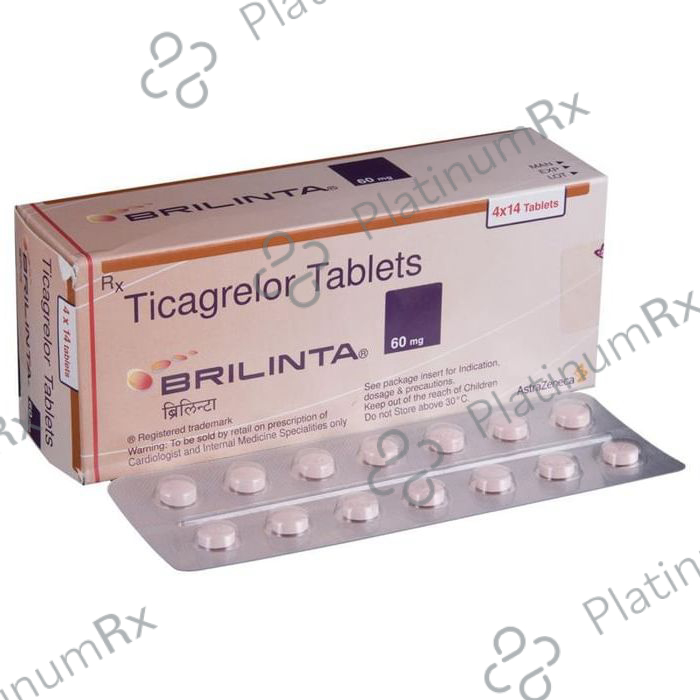 Brilinta 60mg Tablet 14s
