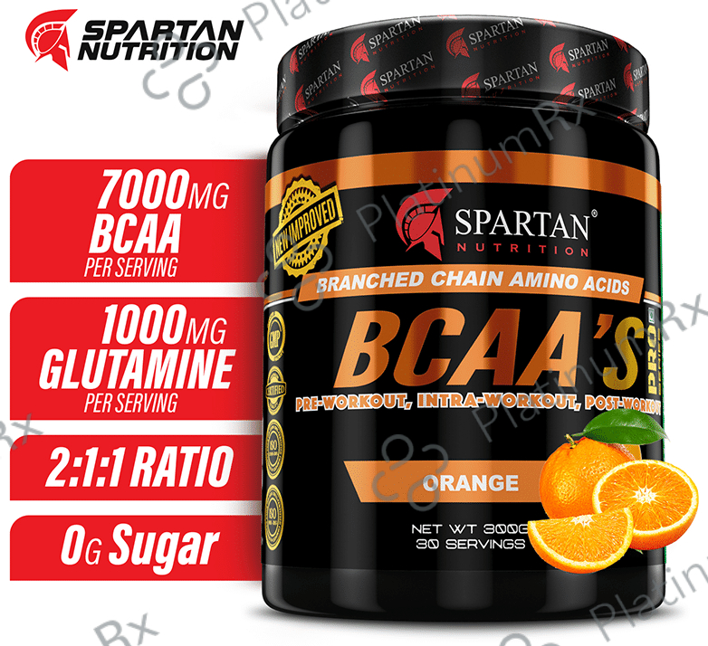 Spartan Nutrition BCAA’s Pro Series Orange Powder