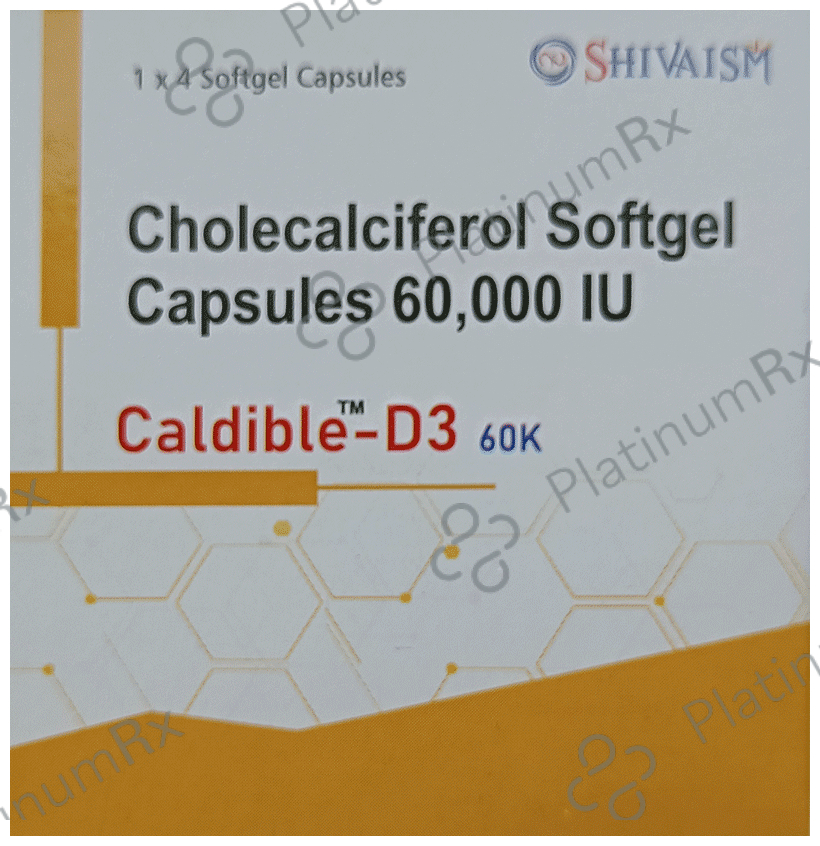 Caldible-D3 60K Softgel Capsule