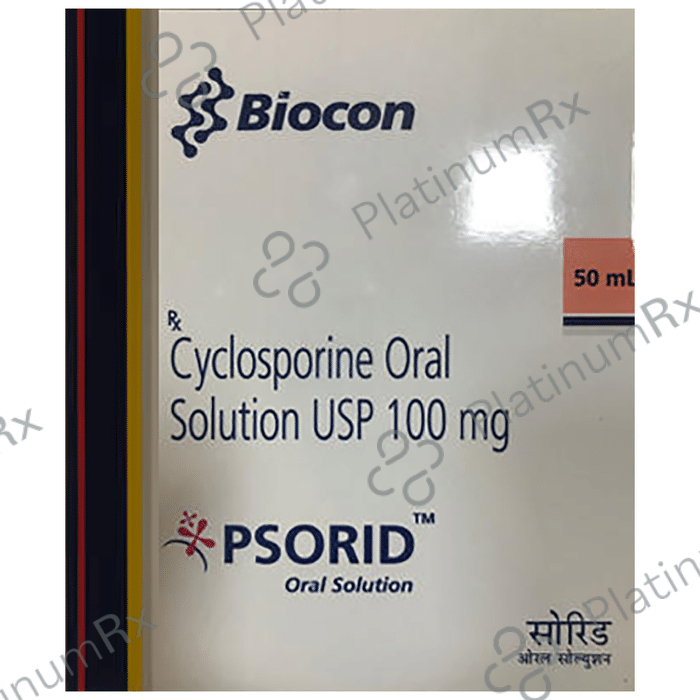Psorid 100mg Oral Solution 50ml