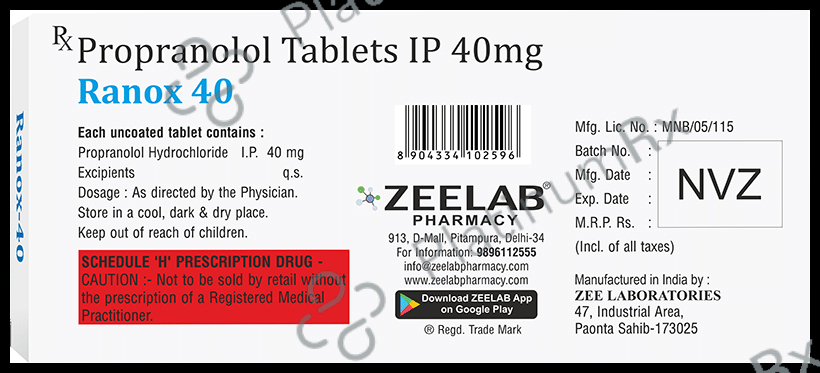 Ranox 40mg Tablet