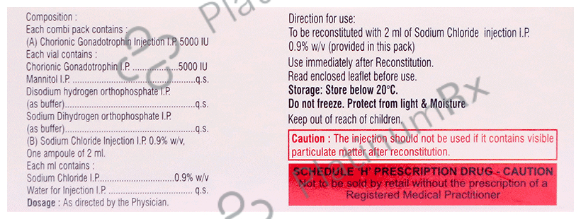 Vatig 5000 IU HP Injection Combi Pack