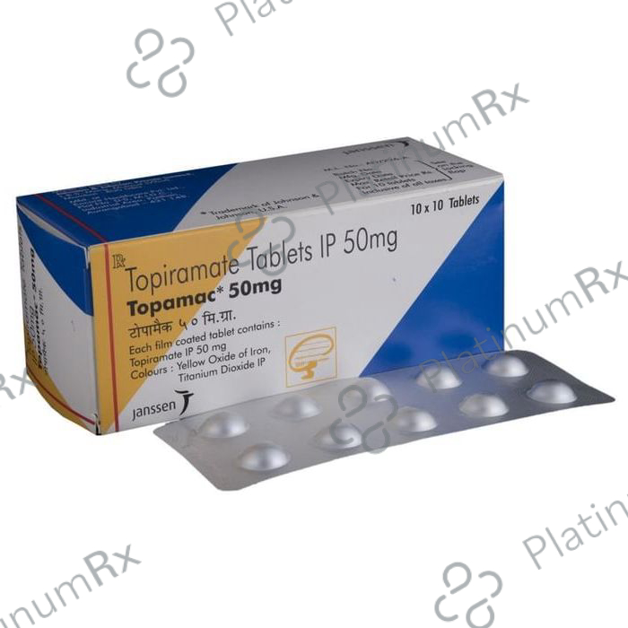 Topamac 50mg Tablet 10s
