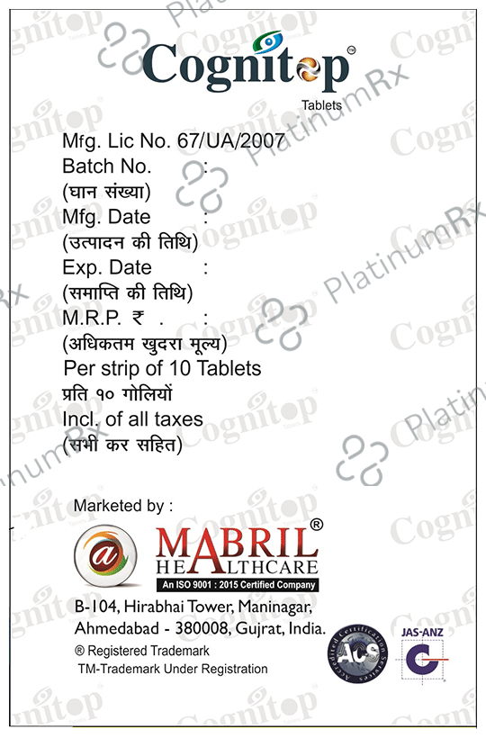 Cognitop Tablet 10s