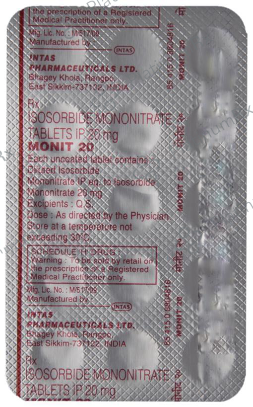 Monit 20mg Tablet 15s