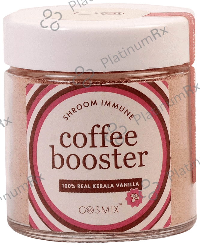 Cosmix Shroom Immune Coffee Booster Powder 100% Real Kerala Vanilla