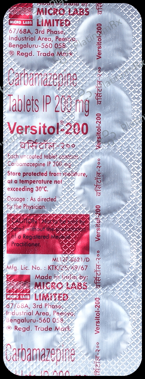 Versitol 200mg Tablet