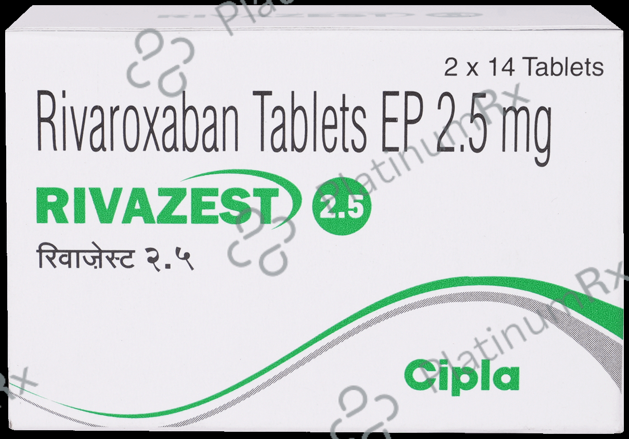 Rivazest 2.5mg Tablet