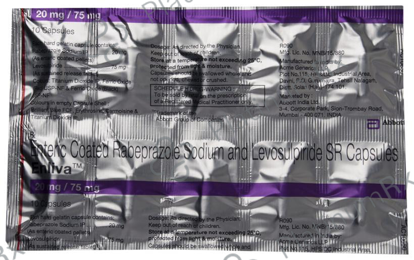 Enliva 20/75mg Capsule SR 10s