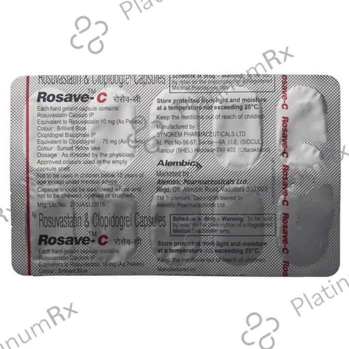 Rosave C 75/10mg Capsule 10s