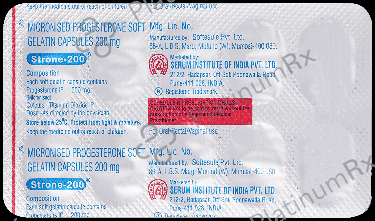 Strone 200mg Capsule 10s