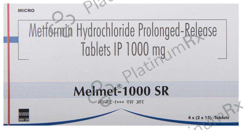 Melmet SR 1000mg Tablet 15s