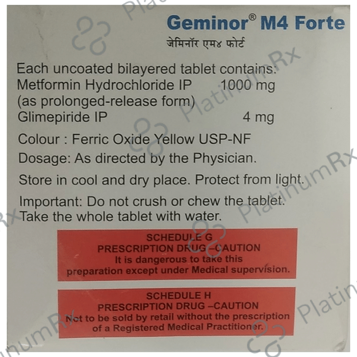 Geminor M 4 Forte Tablet PR